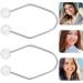 SHERCHPRY 2 Pinces Fossettes M talliques Ajustables pour Joues Sculpteur Visage en Acier Inoxydable Blanc Appareil D exercice Facial Portable pour Tonification et Massage 2 Pi ces - Buy Online on GoSupps.com