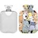 Naanle Zoo Animal Hot Water Bottle | 1L Transparent Warm Steadel | Pain Relief & Cold Therapy for Hands & Feet - Buy Online on GoSupps.com
