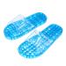 MAGICLULU 2 Pairs Slippers Quick Drying Shower Slippers Green Home Indoor Slippers Non Dorm Shoes Gym Foot Spa Soak Tub Shower Footware Massaging Travel Pvc Household Plastic Barrel 25x9.5cm 8x3pcs Bluex3pcs