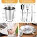 Odoland Camping Messware Kit - Stainless Steel Dinnerware Set for Backpacking and Hiking - Buy Online on GoSupps.com