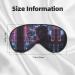 SSIMOO Hacker Era Soft Sleep Eye Mask - Breathable Black Eye Patch for Women Perfect for Travel & Relaxation - Buy Online on GoSupps.com