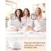 Shop Mikimini White Large Shower Hoods for Women - 2-Pack Waterproof Hair Caps XL Size Soft & Comfortable Perfect for Long Hair - Buy Online on GoSupps.com