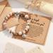 POWWA Amethyst Healing Bracelet - Natural Stone Get Well Soon Gift for Women, Men, and Teen Girls in Pink - Buy Online on GoSupps.com