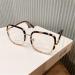 Siqiwl Reading Glasses - Unisex Large Square Frame Anti-Blue Light Computer Goggles - Retro Leopard Print +2.5 Vision Care Eyewear - Buy Online on GoSupps.com
