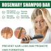 Rosemary Shampoo Bar Rosemary Shampoo for preventing Hair thinning Anti-Hair Loss Natural Shampoo Bar Moisturizing and tasteless solid Rosemary Shampoo Suitable For Dry And Oily Hair - Buy Online on GoSupps.com