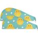 Happy Yellow Chicken Hair Towel 2 Pack | Super Absorbent Quick Dry Hair Turbans for Women & Girls | Perfect Hair Drying Solution - Buy Online on GoSupps.com