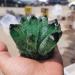 Crystal Decoration Natural Green Ghost Quartz Crystal Cluster Crystals Raw Gemstone Specimen for Homeamp Office Decoration 1pcs Home Decor Beautiful Gifts ZJGIDTEM (Size : 400-500g) - Buy Online on GoSupps.com