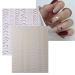 JMEOWIO French Tip Nail Art Stickers - 9 Sheets Self-Adhesive Colorful Decals for Stunning Nail Designs | International Shipping - Buy Online on GoSupps.com