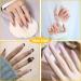 500 PCS Acrylic Nail Forms | Polygel Nail Extension Guide Stickers - Gel Nails Art Paper for DIY Manicure Design - Buy Online on GoSupps.com