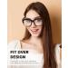 Buy SIPHEW Blue Light Filter Glasses - Stylish Computer Glasses for Eye Protection (Black & Brown No Prescription Needed) - International Shipping Available - Buy Online on GoSupps.com