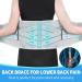 Back Brace for Lower Back Pain - Lumbar Support for Herniated Disc & Sciatica Relief - Unisex Grey M - Buy Online on GoSupps.com