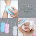 4Pcs Ultra Soft Exfoliating Bath Sponge Set with Sticky Hooks - For Men, Women, Adults, and Children - Reusable Dead Skin Remover - Buy Online on GoSupps.com