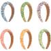 amangul Elegant Garland Hair Bands Photo Booth Props Wide Headband Party Headpiece Garland Padded Headband for Music Festivals(Pink) - Buy Online on GoSupps.com