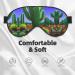 Cactus Desert Print Unisex Sleeping Eye Mask | Soft Comfortable Light-Blocking Sleep Mask for Travel & Relaxation - Buy Online on GoSupps.com