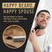 Maplefield Beard Bar Cleaning Tool Compact Hair Catcher for Sink | Easy Grooming Accessory with Soft Sponge & Wooden Handle | Perfect Gift for Men - Buy Online on GoSupps.com