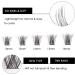 72 D Curl Cluster False Eyelashes Natural Look | Reusable Soft Fluffy Individual Lash Clusters | DIY Eyelash Extensions | 10-16MM Mixed Length | 72PCS - Buy Online on GoSupps.com