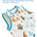 Chilsuessy Toddler Sleeping Bag with Feet | 2.5 Tog CPC Certified Baby Sleeping Sack | Forest Animals Cotton Wearable Blanket 70cm/6-18 Months - Buy Online on GoSupps.com