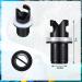 Inflatable Boat SUP Pump Adaptor Set - 4 Pcs Air Valve Adapter Kit for Conventional & Foot Pump | Compressor Connector for Paddle Board, Kayak, Stand Up Paddleboard - Buy Online on GoSupps.com