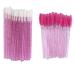 Buy 100pcs Disposable Lip Brushes & Eyelash Mascara Wands - 2 In 1 Makeup Tool Bundle in Hot Pink | International Shipping Available - Buy Online on GoSupps.com