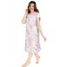 NY Threads Hospital Gown - Soft & Stylish Patient Gown (Small-Medium) White Rose Pink - Buy Online on GoSupps.com