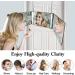UHdod 3 Way LED Lighted Mirror for Self Hair Cutting - Portable & Adjustable Barber Trifold Mirror - Buy Online on GoSupps.com
