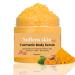 Turmeric Body Scrub - Exfoliating Body Scrub - Vitamin C Remove Dead Skin Fade Dark Spots Body Exfoliator - Deep Cleansing Body Scrub Exfoliator - Face Scrub Exfoliator for Women Men 250g