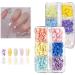 3D Flower Nail Charms Colorful Flower Nail Art Resin Blossom Rhinestone Nail Art Decoration Nail Art Charms Nail Pearls Jewelry Accessories DIY Crafts with Dual Head Nail Cuticle Pusher - Buy Online on GoSupps.com