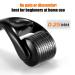 Beard Derma Roller 0.25mm for Patchy Beard Growth - Black | Microneedle Roller for Beard Growth - Buy Online on GoSupps.com