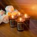 12 Scented Candles Gift Set - Black Glass Horoscope Jar Aromatherapy Candles | Soy Wax Votive for Parties Dinners & Camping - International Shipping Available - Buy Online on GoSupps.com