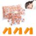 DOKERS 200 PCS Foam Ear Plugs Noise Cancelling Earplugs Individually Wrapped Ear Plugs Bulk Ear Reusable Plugs for Sleeping Noise Reduction Work Construction