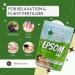 Bliss of Earth Sel d'Epsom pour bain plantes et pieds sulfate de magn sium naturel relaxant pour soulager les muscles aromath rapie v g talien sans cruaut envers les animaux (1 kg) - Buy Online on GoSupps.com