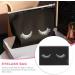 Lizusidtsy 50 Pieces Eyelash Bags Lash Bags for Aftercare Bags Eyelash Makeup Bags with Zipper for Women (Black 6X4Inch) - Buy Online on GoSupps.com
