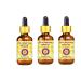 DEve Herbes pure Madh ca indica oil (Madhuca indica) with glass dripper natural therapeutic quality cold -pressed (pack of three) 100ml x 3 (10 oz)