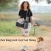 Hikeman Dog Carrier Bag - Adjustable Sling for Pets | Black Shoulder Bag for Travel & Outdoor Walking - Buy Online on GoSupps.com