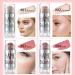 LXZJJM Multi-Use Makeup Blush Stick Cream Blush for Cheeks Cream Blush Stick For Cheek & Eyes & Lips Waterproof Natural Nude Makeup Suitable for All Skin (#03(Matte)) - Buy Online on GoSupps.com