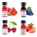 LorAnn Super Strength Fruity Flavors in 1 dram bottles (.0125 fl oz - 3.7ml), Watermelon, Grape, Cherry, and Strawberry 1 NA - Buy Online on GoSupps.com
