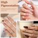 Modelones 6 Colors Dip Powder Nail Kit Starter 12Pcs Fall Winter Nude Brown Neutral Skin Tone - Acrylic Dipping Powder System with Base & Top Coat, Activator - French Nail Art, DIY Manicure Kit - Buy Online on GoSupps.com