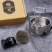 Anbbas Black 3pcs Pure Badger Hair Shaving Set with Wooden Handle and Stand - Buy Online on GoSupps.com