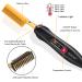 NICEMOVIC Ceramic Hot Comb Electric Heating Comb - Hair Straightener and Curling Brush for Natural Black Hair, Beard, and Wigs - Gold - Buy Online on GoSupps.com
