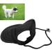 Premium Black XL Dog Baseball Cap with Ear Holes - Sun Protection Hat for Pets | Stylish & Comfortable Dog Sports Hat - Buy Online on GoSupps.com