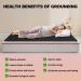 Grounding Mat for Better Sleep | Breathable Earthing Therapy Mat (137x180 cm) for Enhanced Well-Being - Buy Online on GoSupps.com