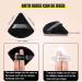 6 Piece Velour Soft Triangle Powder Puffs Set - For Loose Mineral Powder, Body Powder, Wet/Dry Foundation - Black & White - Makeup Sponge Tool - Buy Online on GoSupps.com