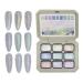 Gradient Gel for Touch - Palette of 9 Boxes Nail Styling Supply | Solid Gel Glue for Artistic Manicures at Home for Travel Parties or for Amateurs - Buy Online on GoSupps.com