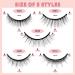 Self Adhesive Eyelashes Reusable False Eyelashes Pre Glued Eyelashes Reusable Adhesive Eyelashes Stick on Eyelashes Reusable Eyelashes Self Adhesive Lashes No Glue/Eyeliner Needed(#12) - Buy Online on GoSupps.com