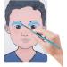 2 Gabarits de Maquillage Visage A4 en Plastique R utilisables Planche d'Entra nement Maquillage Artistique pour D butants Mod les Gar on et Fille pour Peinture Paupi res et Cils - Buy Online on GoSupps.com