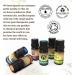 USDA Certified Organic Essential Oils Set - 100% Pure Aromatherapy Oils - Peppermint, Sweet Orange, Eucalyptus, Tea Tree, Lavender & Lemongrass - Premium Quality with Free E-Book - Buy Online on GoSupps.com