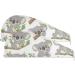 Cute Grey Koala Hair Towel 2 Pack | Super Absorbent Quick Dry Hair Turbans for Women & Girls - Buy Online on GoSupps.com