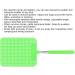 Fly Swatter Convinient Flyswatter Lever Plastic Light Racket Fly Swatters (Green) - Buy Online on GoSupps.com