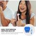 MILISTEN Dental Bath Case for Dentures & Toothbrush Travel Tooth Cleaning Container with Brushes (Blue) - International Shipping Available - Buy Online on GoSupps.com
