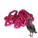 50 pieces pigeon rings pigeon chicken leg rings multicolored aluminum chicken rings bird house accessories identify tapes bird foot rings training identify birds footring pink